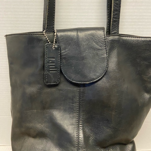 J Jill Leather Tote Bucket  Bag - Picture 2 of 9
